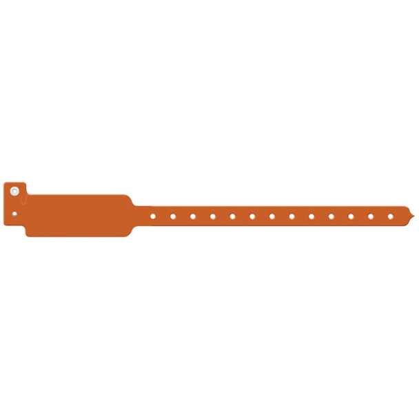 3105 Medical ID Solutions. Wristband, Adult/ Pediatric, Write-On Tri-Laminate, Orange, 500/bx (bx)