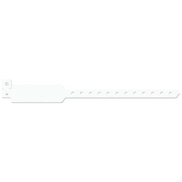 101C Medical ID Solutions. Wristband, Adult/ Pediatric, Write-On Vinyl, Custom Printed, White, 500/bx (bx)