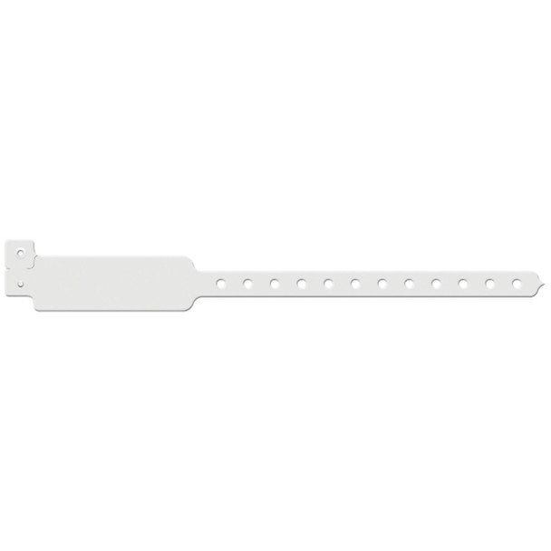 100C Medical ID Solutions. Wristband, Adult/ Pediatric, Write-On Vinyl, Custom Printed, Clear, 500/bx (bx)