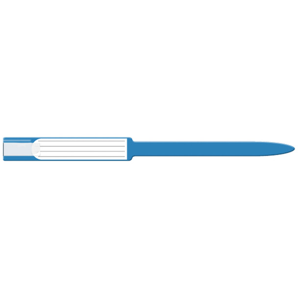 8642C Medical ID Solutions. Wristband, Adult, Insert, Self Adhesion, Sealing, Soft Vinyl, Custom Printed, Blue, 250/bx (bx)