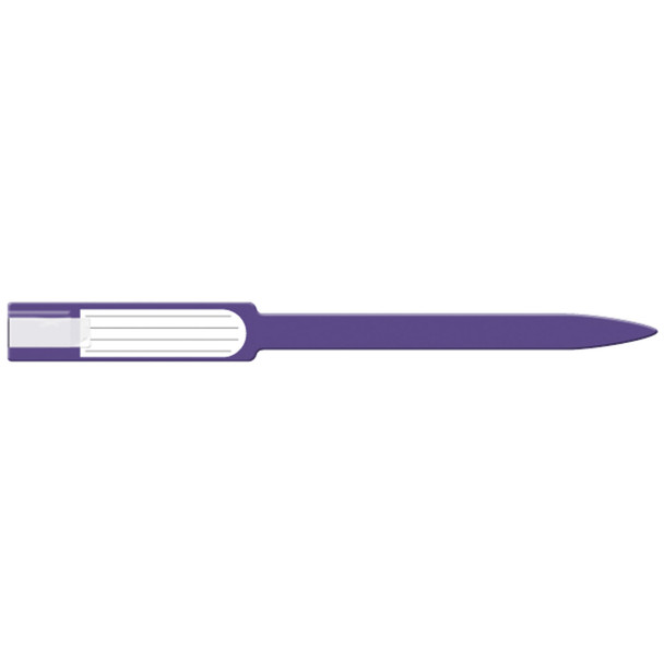 8147 Medical ID Solutions. Wristband, Adult/ Pediatric, Insert, Self Adhesion, Soft Vinyl, Purple, 250/bx (bx)