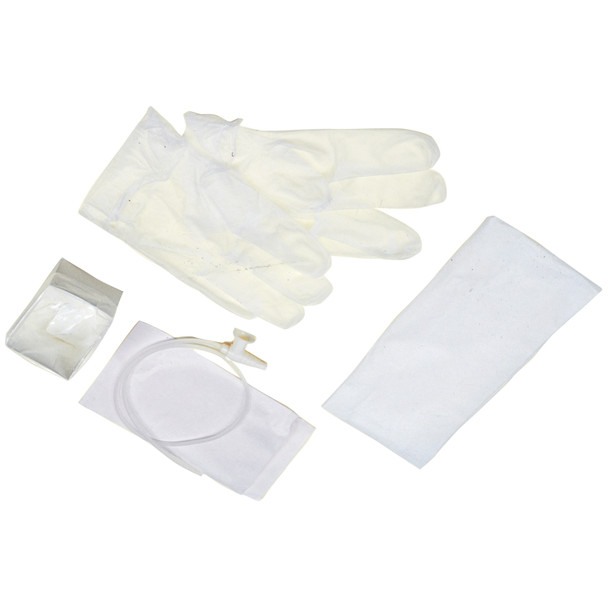 AS383 Amsino International, Inc.. Graduated Catheter Kit, 10FR, Pop-Up Solution Cup & 1 pr of Vinyl Gloves, 50/cs (cs)