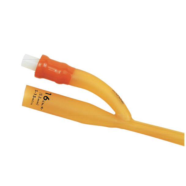 AS41012 Amsino International, Inc.. Foley Catheter, 12FR 2-Way Silicone Coated Latex, 5cc Balloon, 10/bx  (bx)