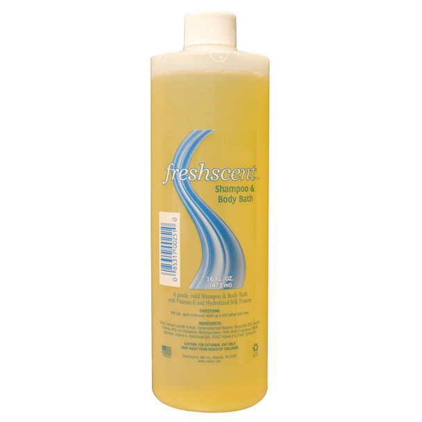 FS16 New World Imports. Shampoo & Body Bath, 16 oz, 12/cs (Made in USA) (cs)