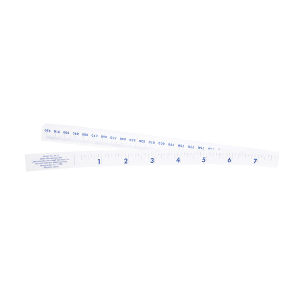 4412 Dukal Corporation. Paper Tape Measure, 36", Heavyweight Disposable, Blue Markings, 1000/bx  (bx)
