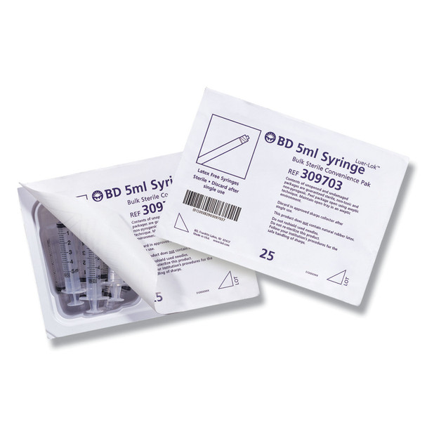 305618 BD. Syringe, 30mL, Luer-Lok Tip, Sterile Convenience Pack Tray, Latex Free (LF), 10 tray/pk, 12 pk/cs (42 cs/plt) (Continental US Only) (Drop Ship Requires Pre-Approval) (Item on Manufacturer Allocation - Inventory Limited when Available)&n
