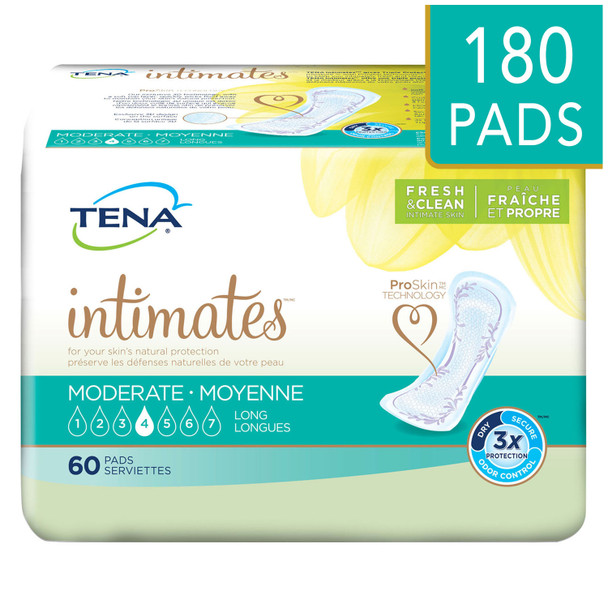 54375 Essity Health & Medical Solutions. Pads, Extra Coverage, Moderate, 12" Length, 60/pk, 3 pk/cs (Continental US Only) (cs)