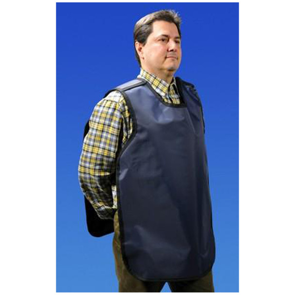 26BLUE Palmero. X-Ray Apron, Adult w/out Collar, Lead-lined, .3MM Thickness. 22-½ x 26-½, Blue (US SALES ONLY) (ea)