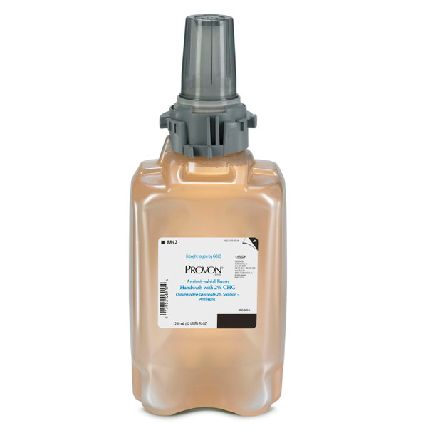 8842-03 GOJO Industries, Inc.. PROVON® ADX 1250 mL, Foaming Antimicrobial Skin Cleanser with 2% CHG, 3/cs (cs)