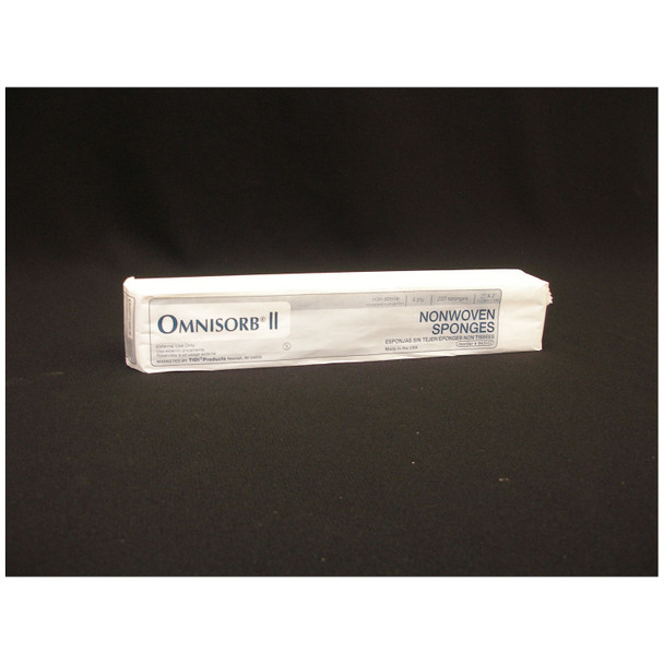 942022 TIDI Products, LLC. Non-Woven Sponge, 2" x 2", Non-Sterile, 200/bg, 25 bg/cs (64 cs/plt) (cs)