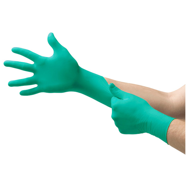 73737090 Ansell. Exam Glove, Neoprene, Large (8.5-9), Polymer Coated, Beaded Cuff, Green, Powder-Free, 200/bx, 10 bx/cs (US Only) (Item on Manufacturer Backorder  Inventory Limited when Available) (cs)