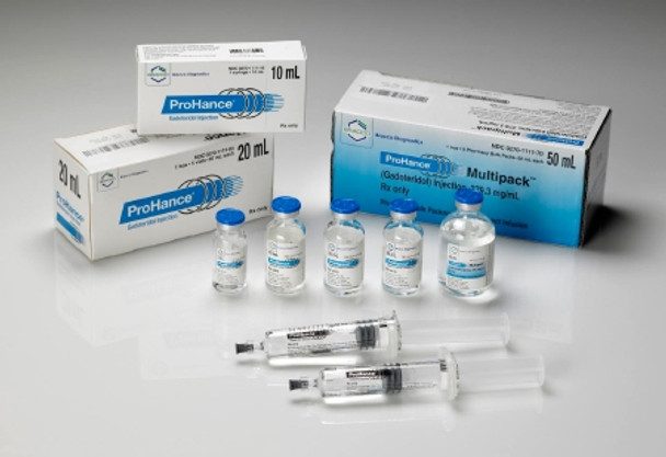 Bracco Diagnostics;   ProhanceÂ® Contrast Media Gadoteridol 279.3 mg / mL Intravenous Injection Vial 10 mL PROHANCE, VL 279.3MG/ML 10ML (5/CT)