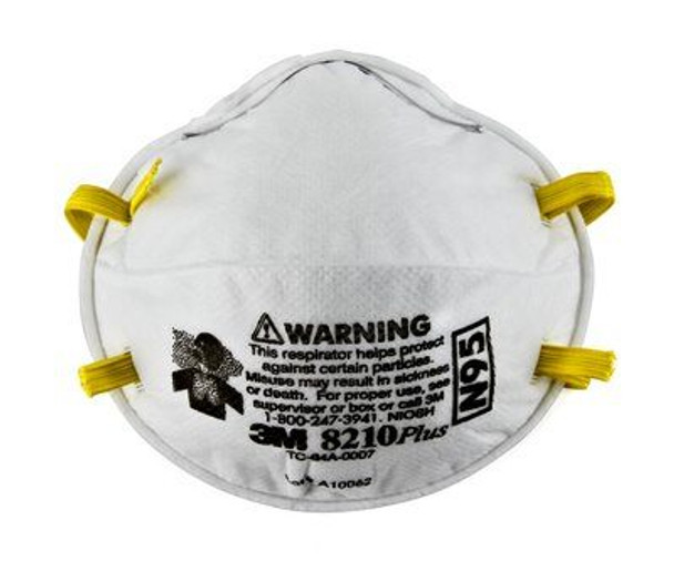 3M #8210+ - Mask Face Respirator Particulate N95, 20/Bx