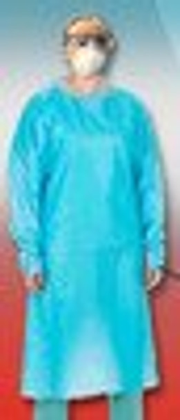 AAMI Level 2 Isolation Gown, Non Sterile, One-Size-Fits-Most, Made in USA, 100/case