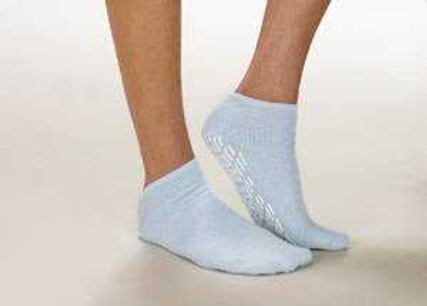 Slipper Socks Care-Steps Adult X-Large Gray Ankle High 80107 Pair/1