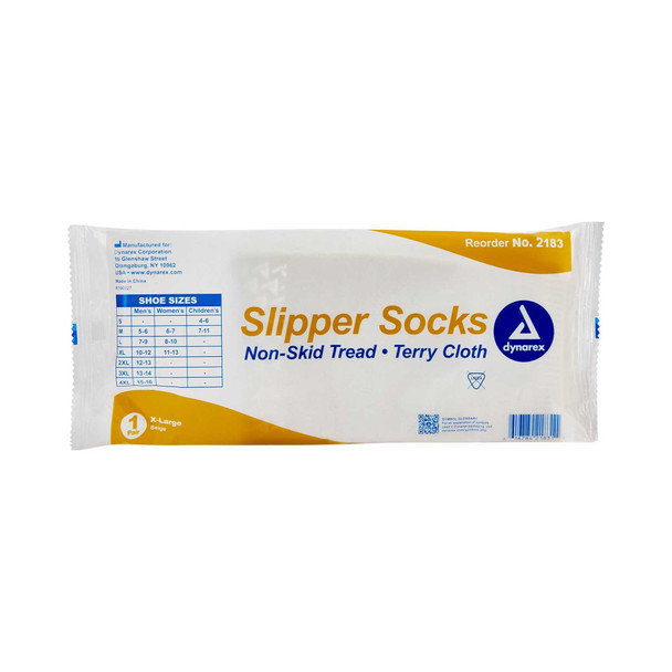 Slipper Socks Soft Sole X-Large Beige Ankle High 2183 Case/48