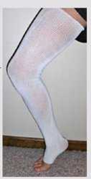 Compression Stocking EdemaWear Large White Open Toe B120L01 Box/36