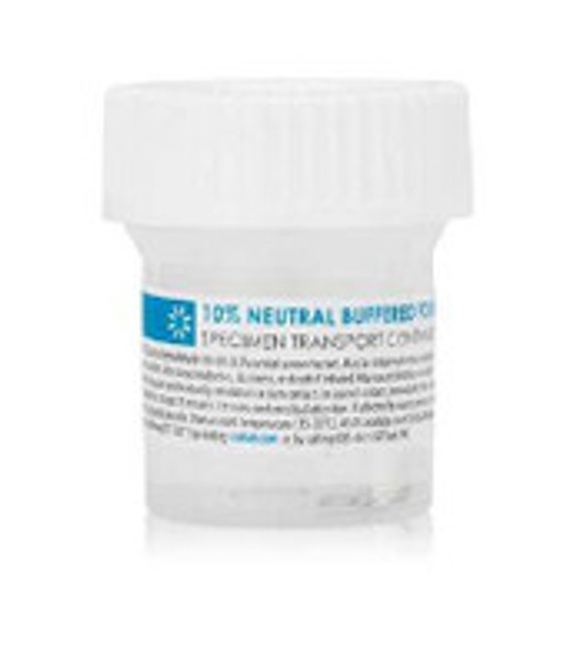 Prefilled Formalin Container StatClick 20 mL Fill in 40 mL (1.35 oz.) Screw Cap Warning Label NonSterile NB0115 Pack of 1