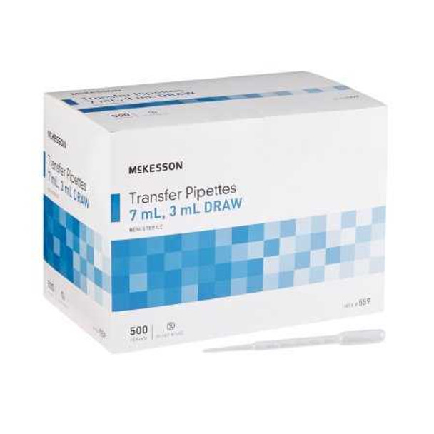 McKesson Transfer Pipette 7.5 mL 0.5 to 3 mL Graduation Increments NonSterile 559 Box/1