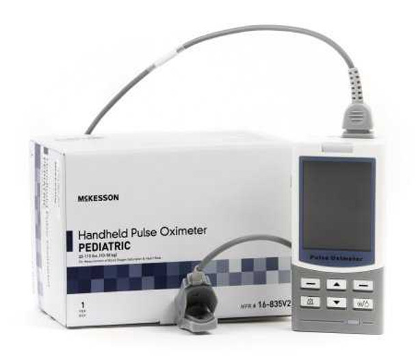 Handheld Pulse Oximeter McKesson Adult / Pediatric 16-835V2 Case of 4