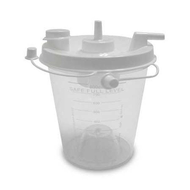 Suction Canister 800 mL Snap-On Lid 178B Case/10