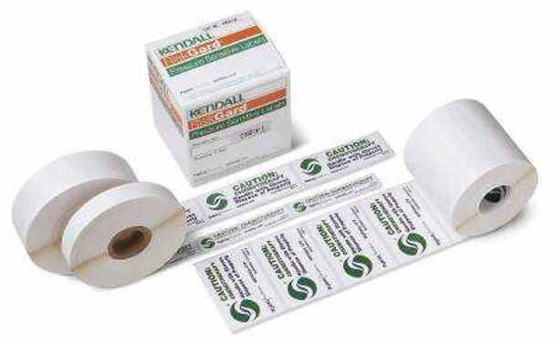 Pre-Printed Label Kendall Healthcare Warning Label White Paper Chemotherapy Green Caution 1/2 x 3 Inch CT6006-1 Roll of 1
