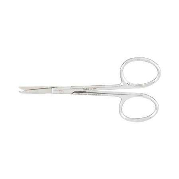 Stitch Scissors Miltex® Spencer 3-1/2 Inch Length OR Grade German Stainless Steel NonSterile Finger Ring Handle Straight Blade Blunt Tip / Blunt Tip 9-100 Pack of 1