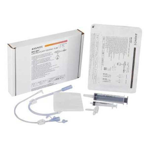 Low Profile Gastrostomy Tube Kit MIC-Key® 14 Fr. 1.2 cm Tube Silicone Sterile 0120-14-1.2 Pack of 1