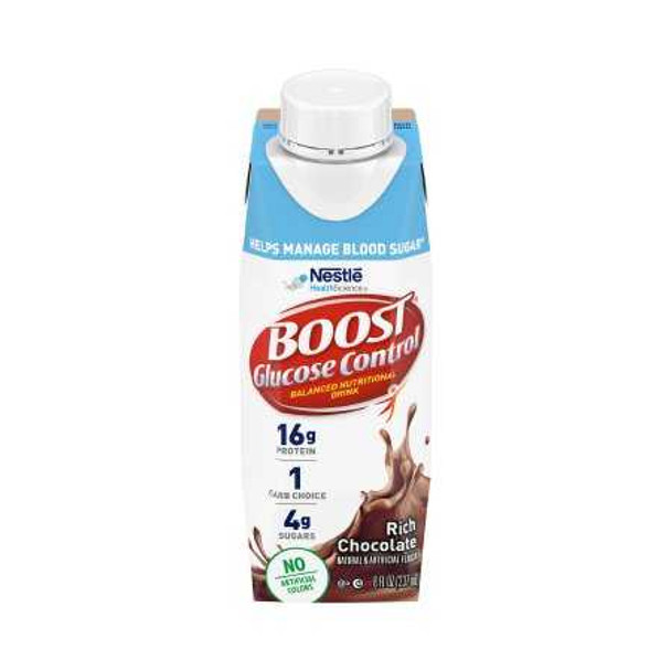 Oral Supplement Boost Glucose Control Rich Chocolate Flavor Ready to Use 8 oz. Carton 00043900116426 Each/1