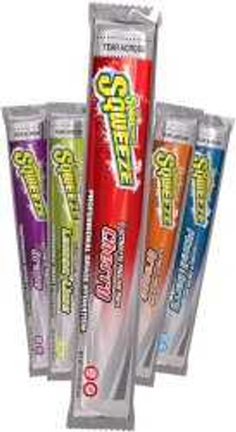 Electrolyte Replenishment Freeze Pop SqwincherSqueeze Assorted Flavors 3 oz. X352-W7600 Bag/10