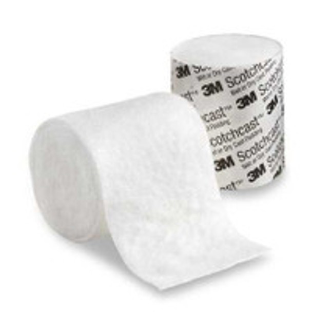 Cast Padding Water Resistant 3M Scotchcast Wet or Dry 3 Inch x 4 Yard Polypropylene / Polyethylene Knit / Nonwoven Fibers NonSterile WDP3 Case of 4