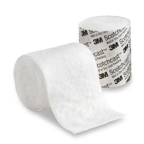 Cast Padding Water Resistant 3M Scotchcast Wet or Dry 3 Inch x 4 Yard Polypropylene / Polyethylene Knit / Nonwoven Fibers NonSterile WDP3 Case of 4