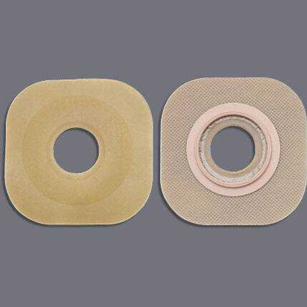 Colostomy Barrier FlexWear Pre-Cut Standard Wear Without Tape 2-1/4 Inch Flange Red Code Hydrocolloid 1-3/8 Inch Stoma 16407 Box/5