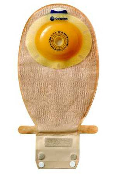 Filtered Ostomy Pouch SenSura EasiClose One-Piece System 11 1/2 Inch Length Maxi 1-1/8 Inch Stoma Drainable Convex Light Pre-Cut 15634 Box/10