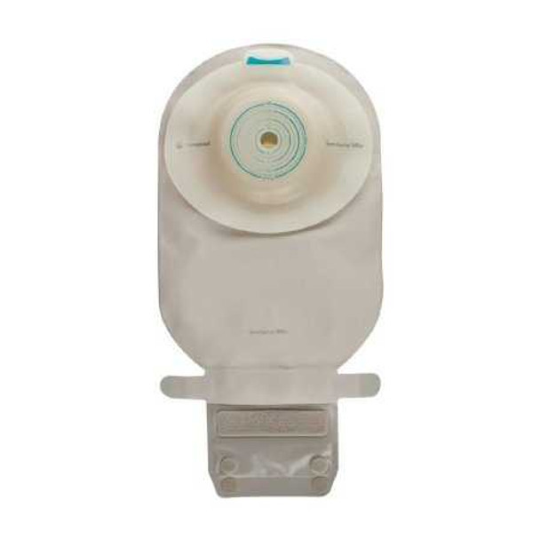 Filtered Ostomy Pouch SenSura Mio Convex One-Piece System 11 Inch Length Maxi 1 Inch Stoma Drainable Convex Light Pre-Cut 16731 Box/10