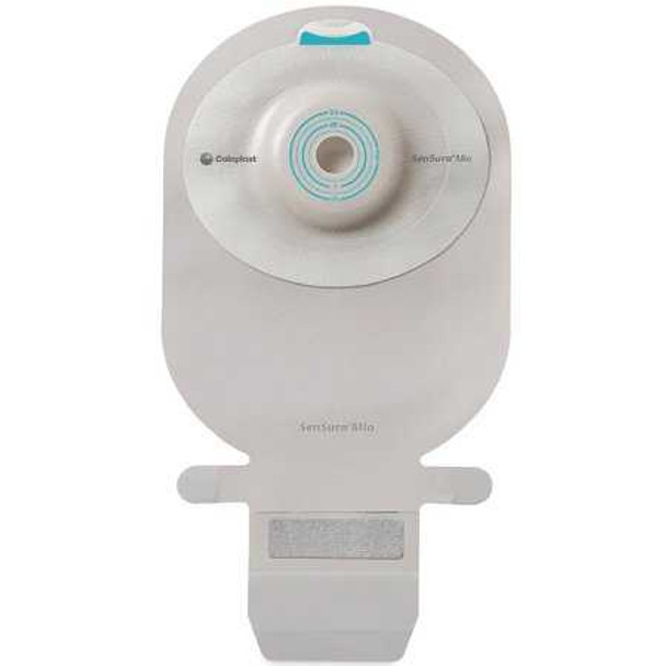 Filtered Ostomy Pouch SenSura Mio Convex One-Piece System 11 Inch Length Maxi 1-1/8 Inch Stoma Drainable Deep Convex Pre-Cut 16772 Box/10