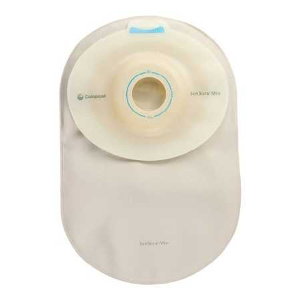 Filtered Ostomy Pouch SenSura Mio Convex One-Piece System 8-1/4 Inch Length Maxi 1-1/8 Inch Stoma Closed End Soft Convex Pre-Cut 16311 Box/10