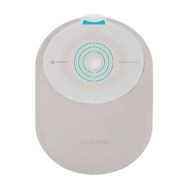 Filtered Ostomy Pouch SenSura Mio One-Piece System Maxi 5/8 to 1-3/4 Inch Closed End Flat Trim To Fit 10881 Box/30
