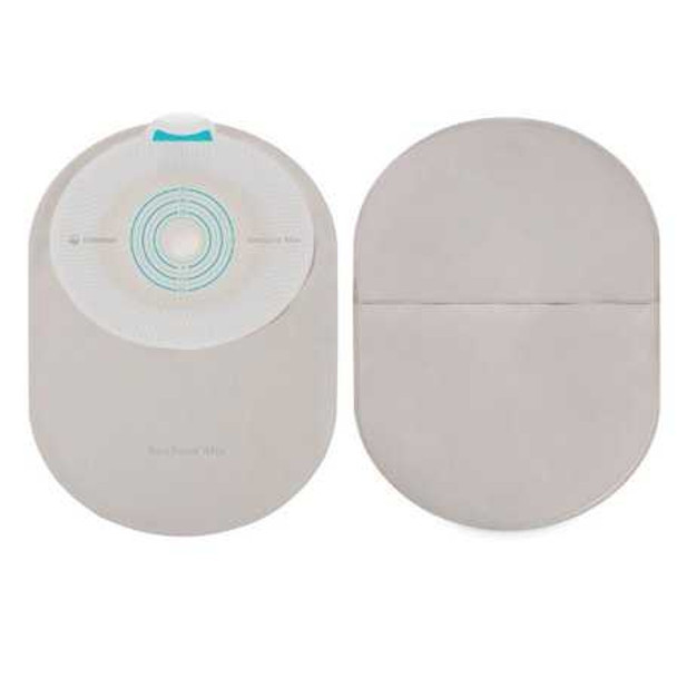 Filtered Ostomy Pouch SenSura Mio One-Piece System Mini 5/8 to 1-3/4 Inch Stoma Closed End Flat Trim To Fit 10870 Box/30