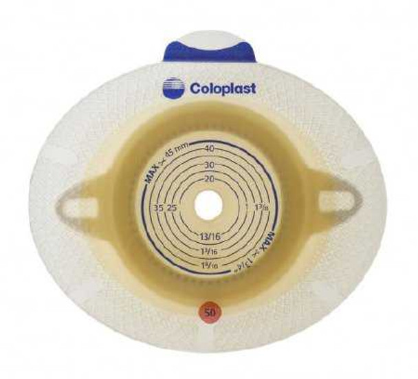 Ostomy Barrier SenSura Click Xpro Pre-Cut Extended Wear Double Layer Adhesive 2 Inch Flange Red Code 1-3/8 Inch Stoma 10027 Box/5