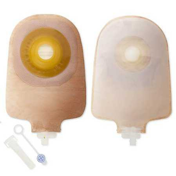 Urostomy Pouch Premier One-Piece System 9 Inch Length 1 Inch Stoma Drainable 8484 Box/5