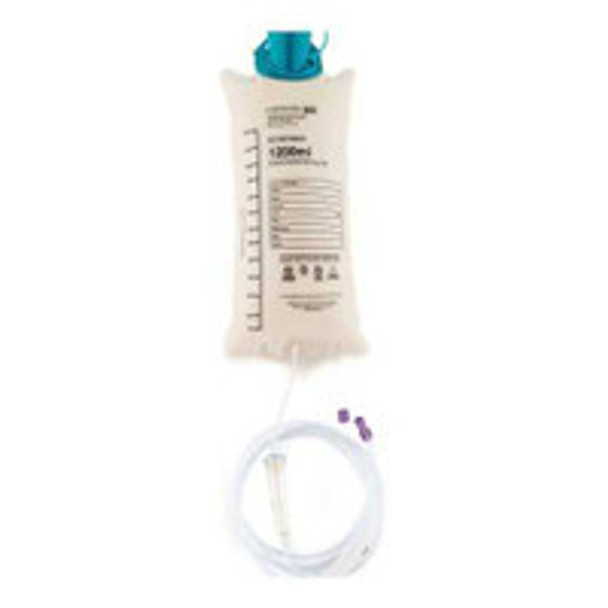 Gravity Bag Feeding Set with ENFit Connector Moog® 1200 mL GR1200-E Case of 30