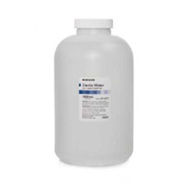 Irrigation Solution - OTC McKesson Sterile Water for Irrigation Not for Injection Bottle 1,000 mL 37-6291 Case of 6