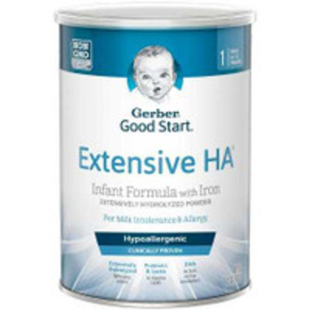 Gerber Good Start Extensive HA Infant Formula, for Infant age 1 year with Cow's Milk Allergy, 14.1 oz., Pack of 1