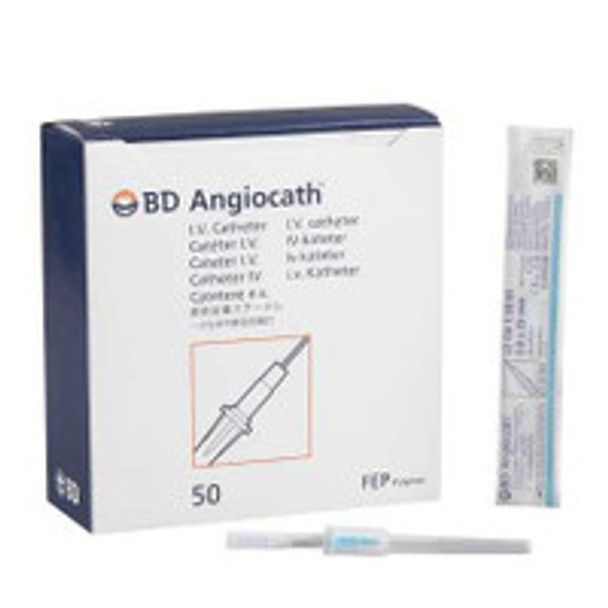 Peripheral IV Catheter Angiocath 22 Gauge 1 Inch Without Safety 381123 - Pack of 1