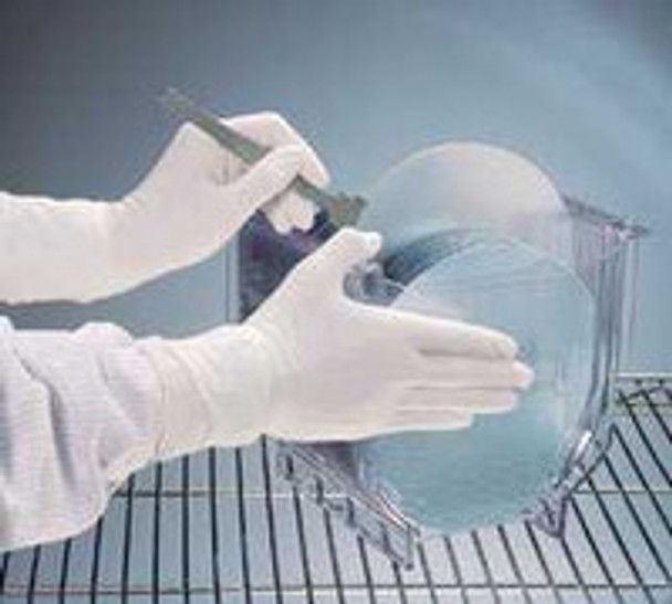 Cleanroom Glove Kimtech Pure® G3 Size 7 Nitrile White 12 Inch Beaded Cuff Sterile Pair 19149857B Box of 20