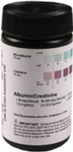 General Chemistry Reagent AimStrip® Microalbumin / Creatinine CLIA Waived For Visual Read Only 25 Tests 52255 Box of 1