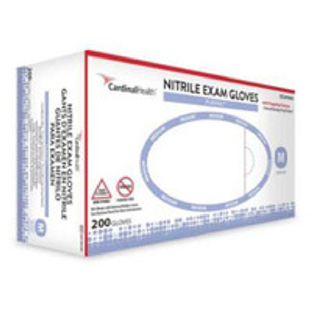 Exam Glove FLEXAL Nitrile Medium NonSterile Nitrile Standard Cuff Length Textured Fingertips Blue Chemo Tested 88TN03M Box of 200