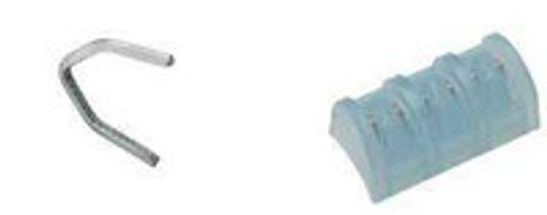 Adhesive Cartridge Style Ligating Clip SLS Classic Titanium Medium Blue Cartridge 6 Clips B2180-1 Box of 30