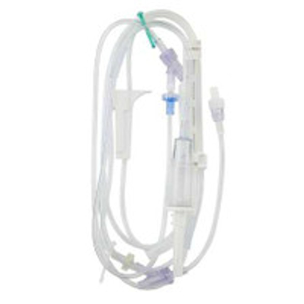 IV Pump Set Infusomat® Space® Pump 2 Ports 15 Drops / mL Drip Rate Without Filter 120 Inch Tubing Solution Without Flow Regulator 490102 Case of 24